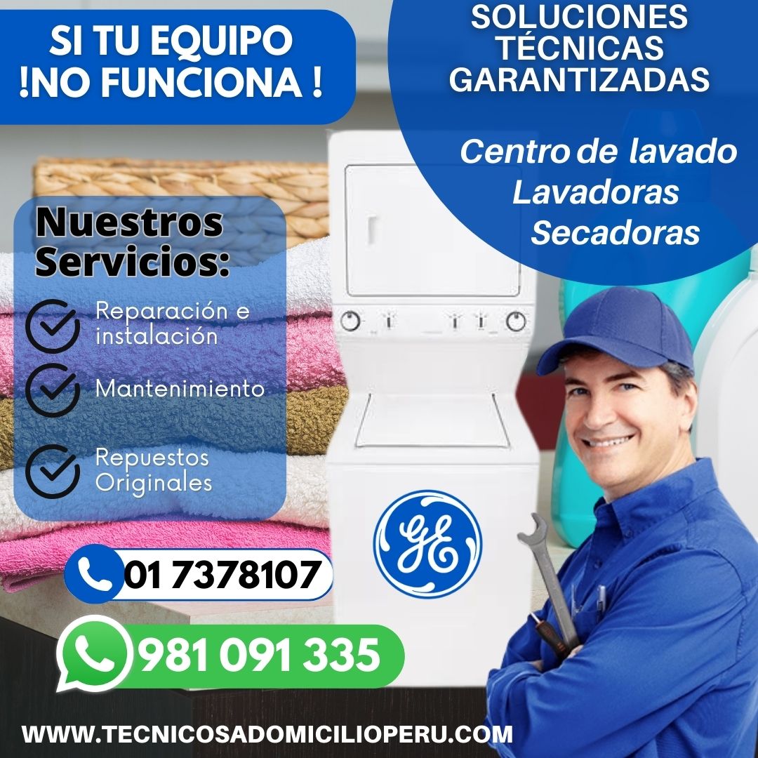 Potent Servicio General Electric «Lavadoras » 01 2761763 - San Borja